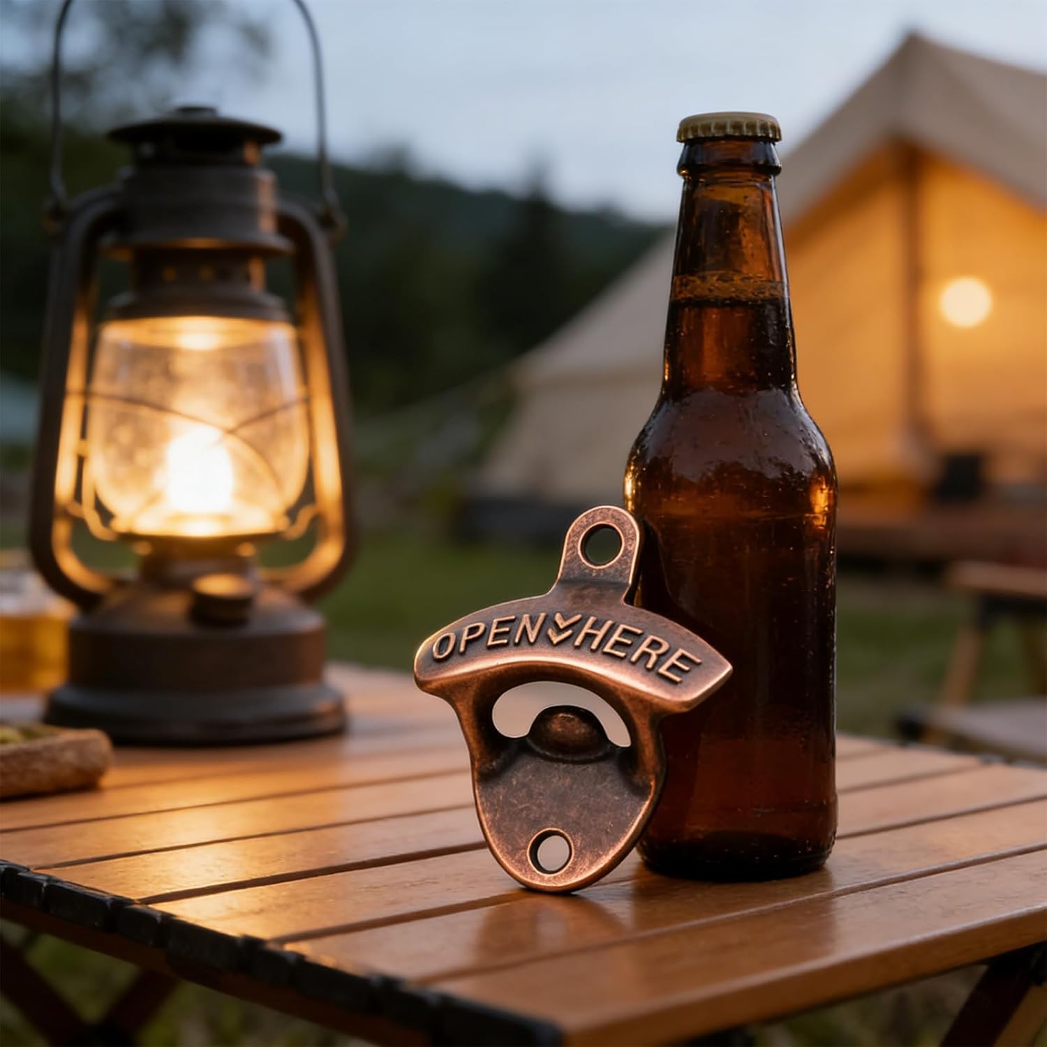Cider bottle opener
